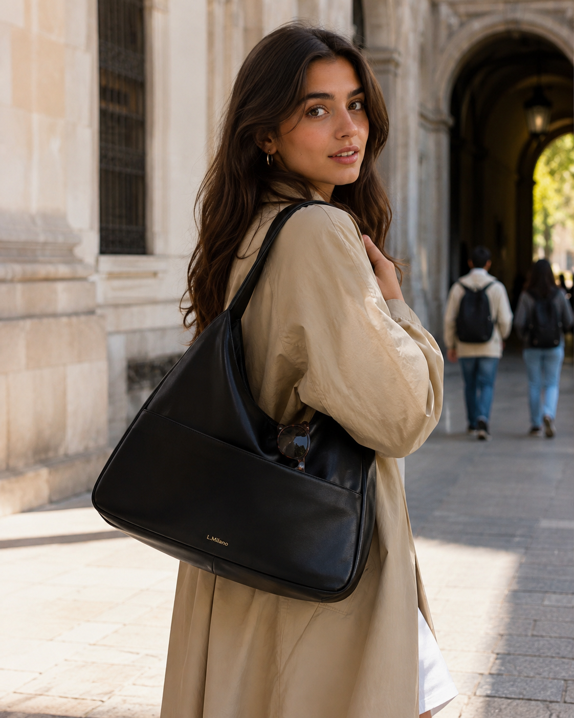 Bolso Milano en negro, de calle